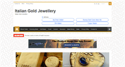 Desktop Screenshot of italiangoldjewellery.com